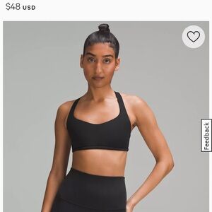 Lululemon NWT Free to Be Bra - Wild
Light Support, A/B Cup